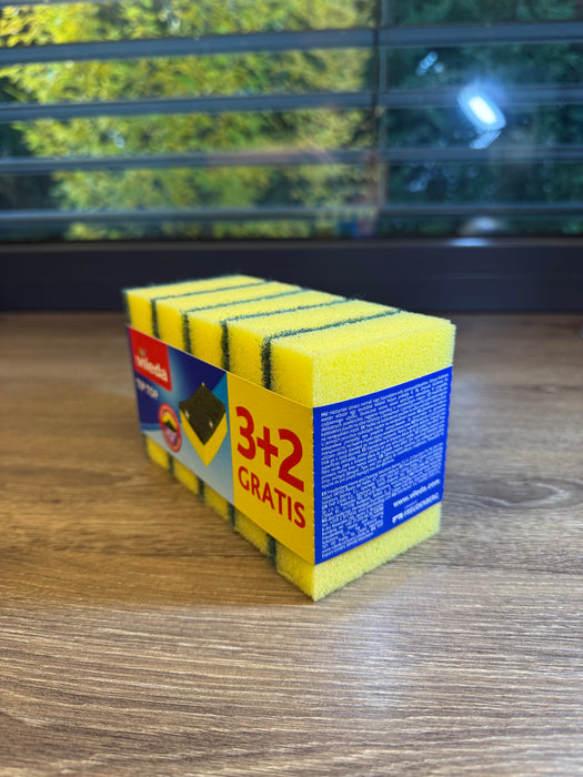 Mosogatószivacs - 3+2 db